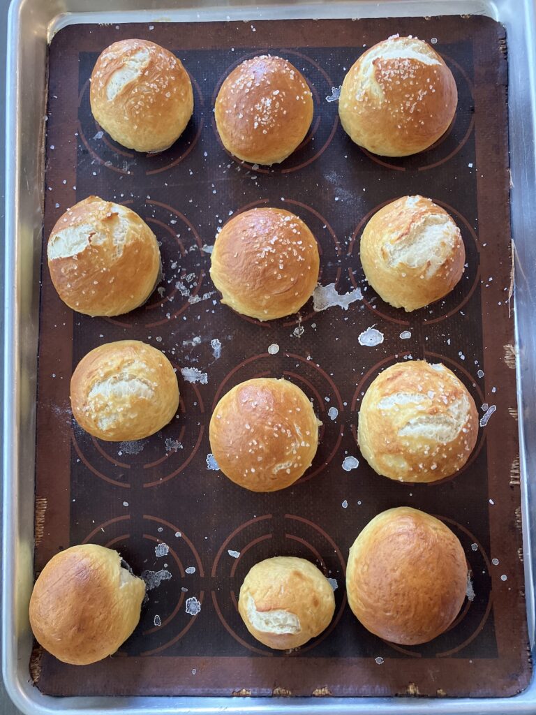 pretzel buns