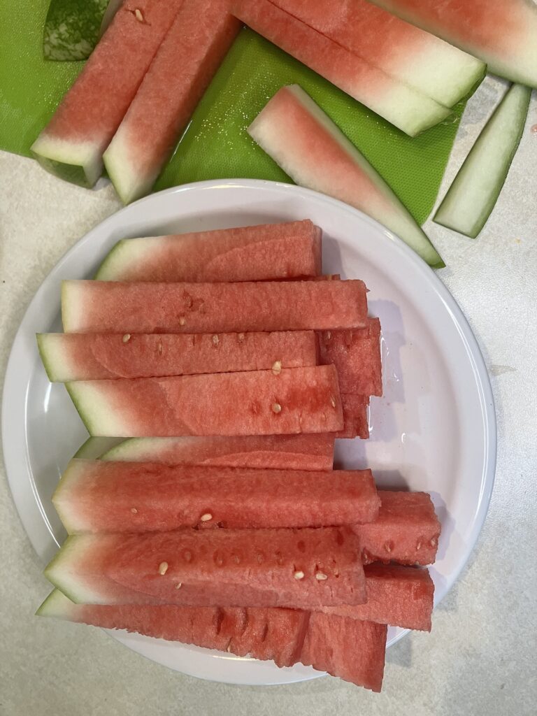 watermelon sticks